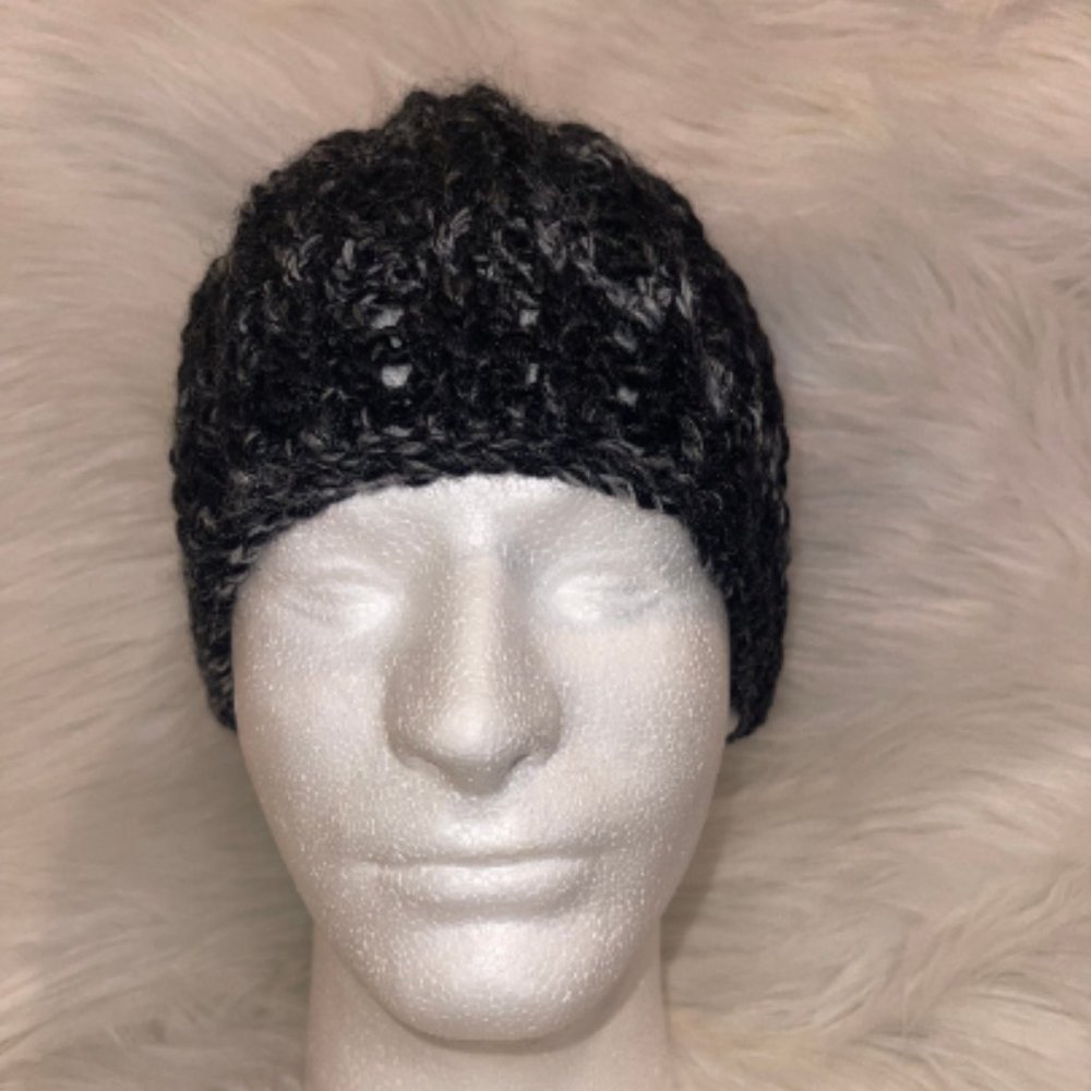 Handmade Maggie's Beanies - Black Ice